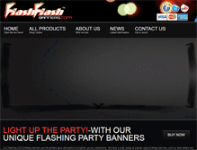 Tablet Screenshot of flashflashbanners.com